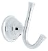 Franklin Brass 123081 Palladium Double Robe Hook