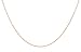 Jewelry : 14k Rose Gold Raso 1.2mm Chain Necklace,18"