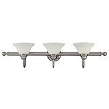 Kenroy Home 11853ANI Abbey 3-Light Vanity, Antique Nickel