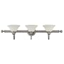Kenroy Home 11853ANI Abbey 3-Light Vanity, Antique Nickel