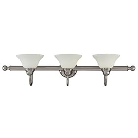 Kenroy Home 11853ANI Abbey 3-Light Vanity, Antique Nickel