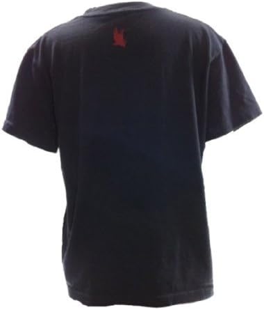 Black Red Logo Short Sleeve 100% Cotton tee shirt Lax Youth (XS Extra Small)