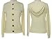 KERSH Cashmere Blend Hooded Cardigan, X-Small, Soft Butter Mix, S82040-U
