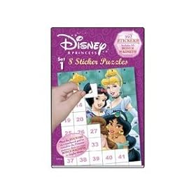  Disney Princess Sticker Puzzles Book 1 by Lee Publications