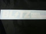 Blitz Racing Decal Sticker (New) White