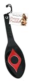 Fetish Fantasy Patent Paddle, Red, Black