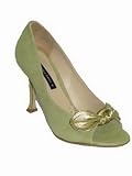 CONSTANCA BASTO Enoque Camurca Geen Suede Pump