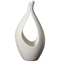 Wide Kira Vase - White