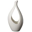 Wide Kira Vase - White