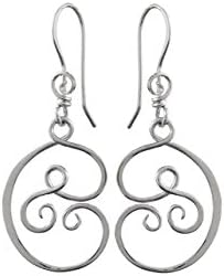 Motherhood (Love) Earrings Symbolic of a mother embracing her child.
