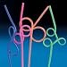 36 Crazy Loop Straws -value pack - assorted color