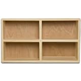 Solid Pine CD Storage Display Rack