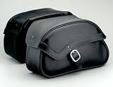 Honda VTX1800 R S T VTX1300 R S T 24L Plain Leather Saddlebags