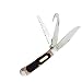 Schrade 69OT Old Timer Premium Trapper Folding Knife with Saw, Gut hook, and Clip Point Blade