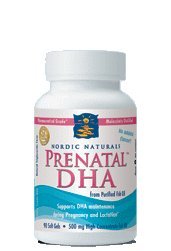 Nordic Naturals Prenatal DHA 500 mg High Concentrate Purified Fish Oil 90 soft gels