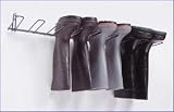 Boot Rack holds 1 SINGLE Pair of boots, Black Epoxy Coated, 1 Rack, 1011-RKM