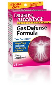 HealthPersonalCare: Gas Defense Formula Digestive Advantage Fast Acting 24 Hour Relief, 96ct  3 Pack 