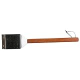 Charcoal Companion Big Head Rosewood Handle Grill Brush by 