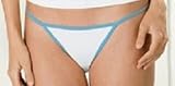 G String Thong with Contrasting Trim