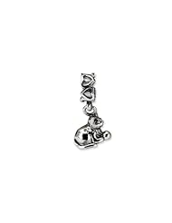 Kitten Charm in Silver for 3mm Charm Bracelets