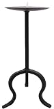 10 H Wrought Iron Pillar Candle Holder