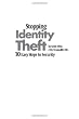 Stopping Identity Theft: 10 Easy Steps to Security