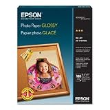 Glossy Photo Paper, 60 lbs., Glossy, 8-1/2 x 11, 100 Sheets/Pack
