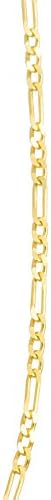 10k Yellow Gold 1.4mm Figaro Chain (24 Inches)