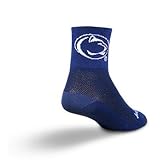 Penn State Ladies Navy Heel & Toe Crew Socks