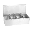 Excellante 4 Section Stainless Steel Condiment Compartment