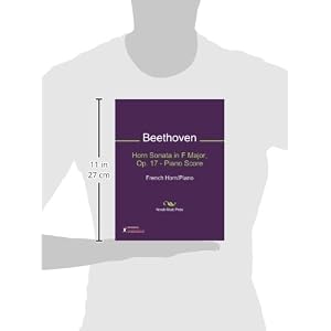 Horn Sonata in F Major, Op. 17 - Piano Score Sheet Music (French Horn/Piano)