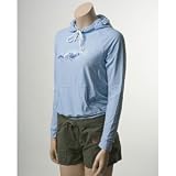 O'Neill women's 24/7 long sleeve hoody: Loose fit breathable hooded shirt with 15+ UV protection