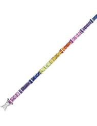 Multi-Color Created Sapphire Bracelet