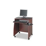 Safco Picco Duo Workstation, Mahogany