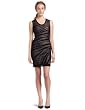 Nicole Miller Women's Mesh Over Powernet Dress
