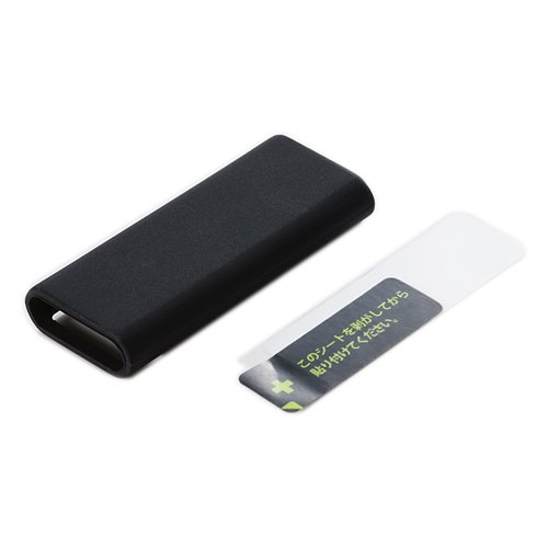 Simplism iPod shuffle 3rd 用シリコンケース ブラック Silicone Case for iPod shuffle 3rd BlackTR-SCSFL3-BK