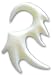 2 SHAPED BODY PIERCING EXPANDER EARRING EAR RING EARING