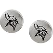 Stainless Steel Minnesota Vikings Logo Stud Earrings