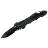 Gerber Knives 41405 Kiowa Part Serrated Tanto Point Linerlock with Black Handles Gerber Knives 41405 Kiowa Part Serrated Tanto Point Linerlock with Black Handles