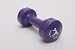 Vinyl Dumbbell 8 LB, Purple, Sold Single