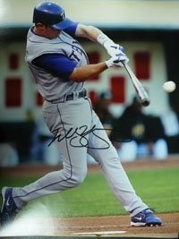 Young, Michael (Texas Rangers) Autographed/Hand Signed 11x14