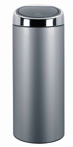 BRABANTIA 287404 Design Abfalleimer Touch bin &reg; 30 L metallic grey Preisvergleich