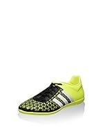 adidas Zapatillas de fútbol Ace 15.3 IN (Negro / Blanco / Amarillo)