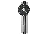 IMAGE OF 625-403 HUDSON WALL CLOCK BLK/NICKEL