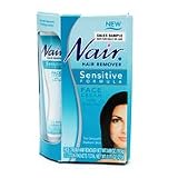 Nair Sensitive Formula Hair Remover Face Cream with Green Tea - 0.69 Oz