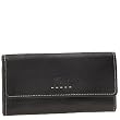Fossil Women's Popstitch Checkbook Clutch - Black