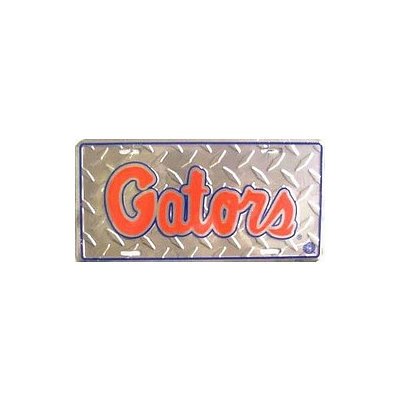 (6x12) Florida Gators Diamond Cut NCAA Tin License Plate