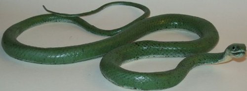 Grass Snake (Green) - Lifelike Rubber Replica 46+ Inches