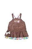 Deux Par Deux Bisous Sucrs Brown Jumper Dress