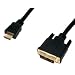 HDMI - DVI ANSCHLUSSKABEL VERGOLDET - 1,5m